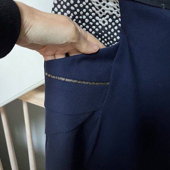 Lela Rose Pebble Print Mixed Media Mini Dress 2 - Picture 10 of 15